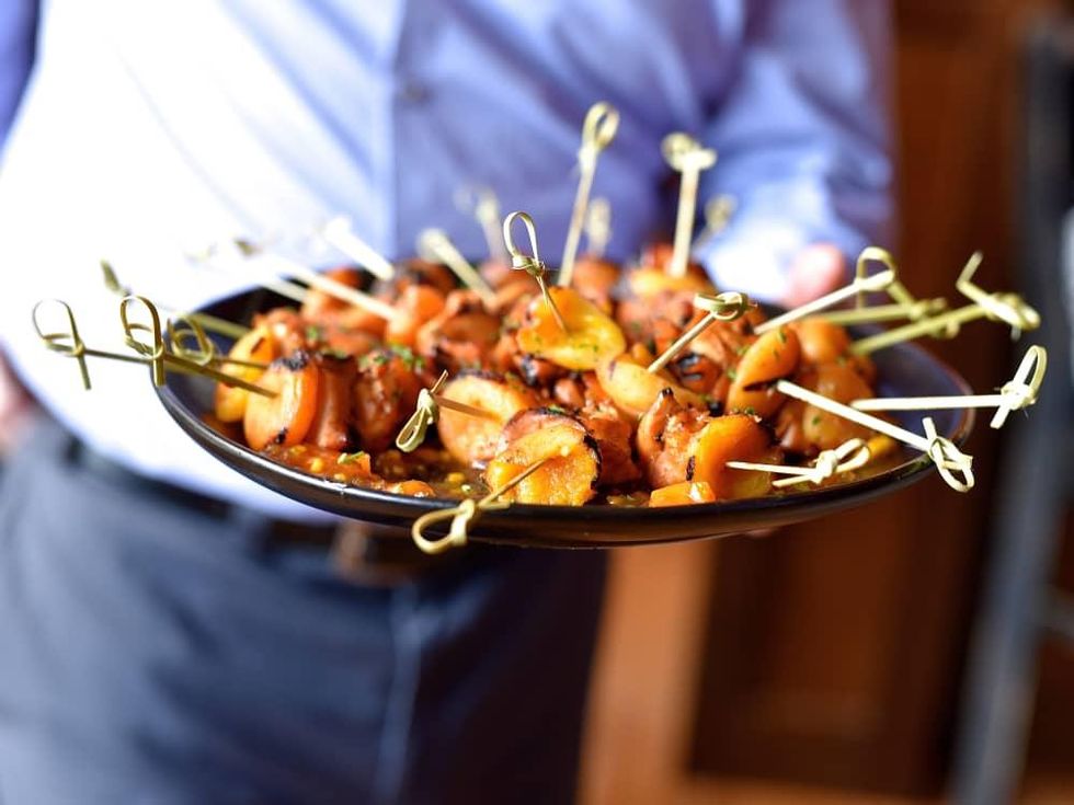 Houston, George Springer Bowling Benefit Kick Off, June 2015, food