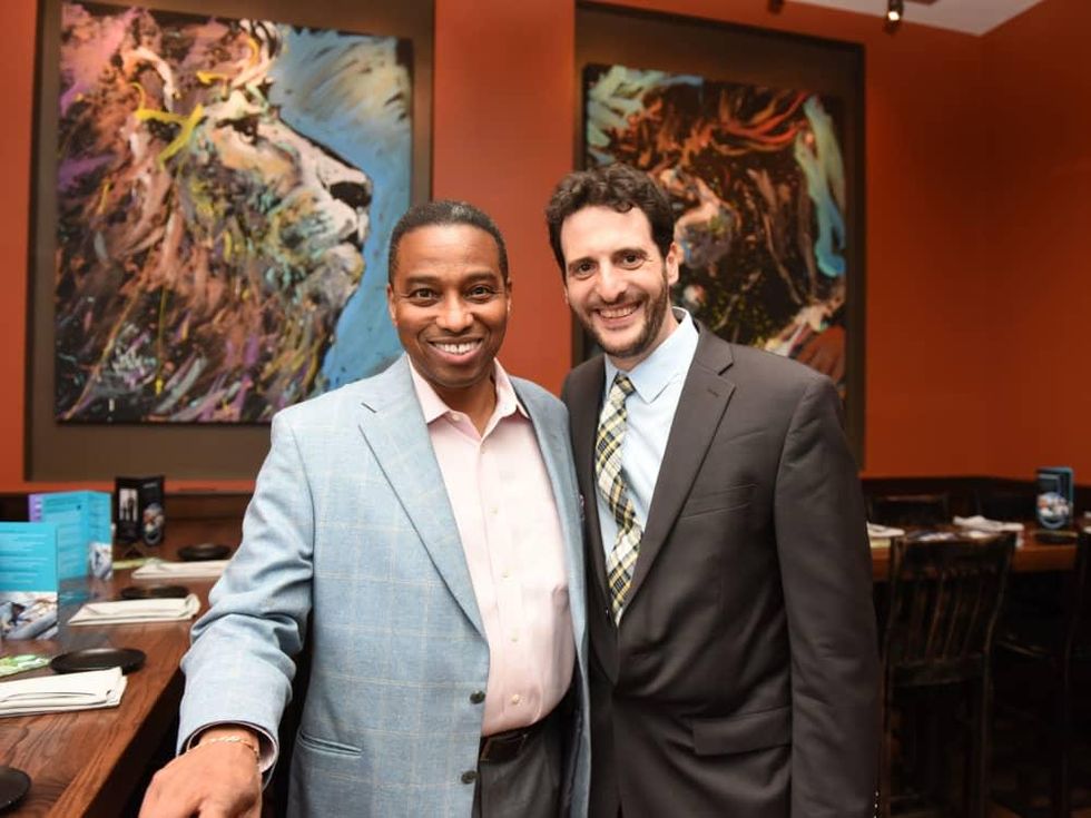 Houston, George Springer Bowling Benefit Kick Off, June 2015, Khambrel Marshall, Noah Cornman