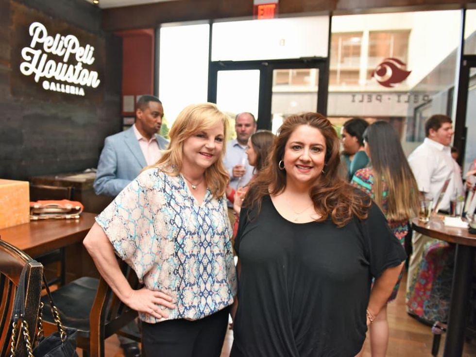 Houston, George Springer Bowling Benefit Kick Off, June 2015, Kim Padgett, Sonia Soto