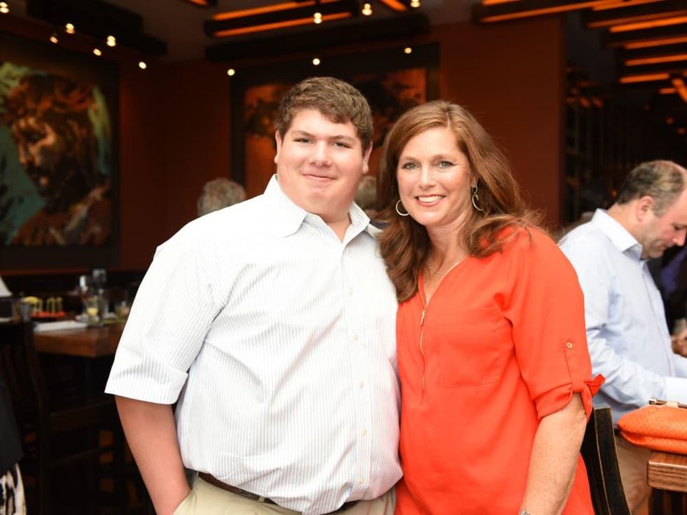 Houston, George Springer Bowling Benefit Kick Off, June 2015, Matthew and Melissa Deayala