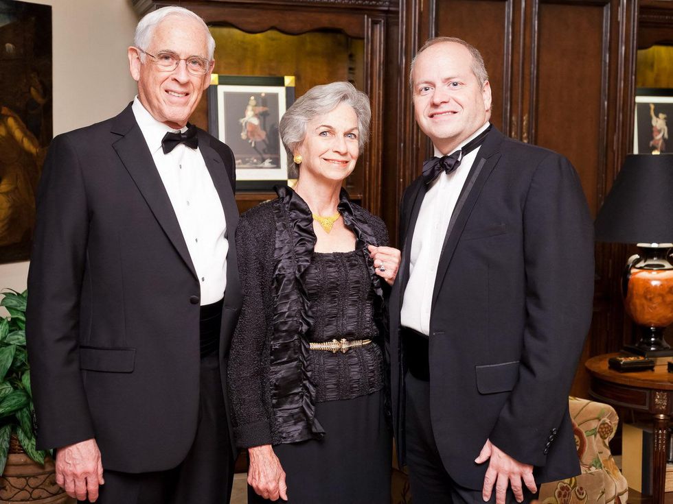 Houston Grand Opera after-party, January 2013, Dr. John Mendelsohn, Anne Mendelsohn, Patrick Summers