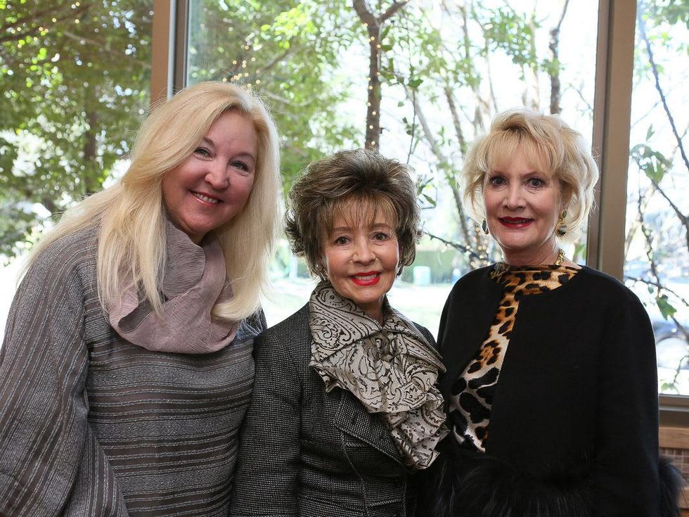Houston Grand Opera Ball luncheon, March 2013, Donna Speer, Barbara LeGrange, Kathi Rovere