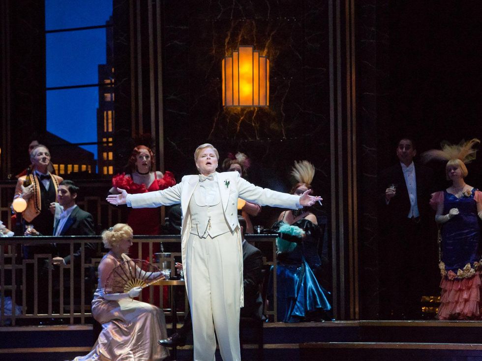 Houston Grand Opera Die Fledermaus October 2013 Susan Graham, Prince Orlovsky