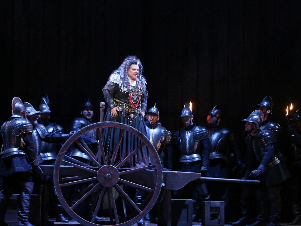 Houston Grand Opera Il trovatore April 2013 Dolora Zajick as Azucena