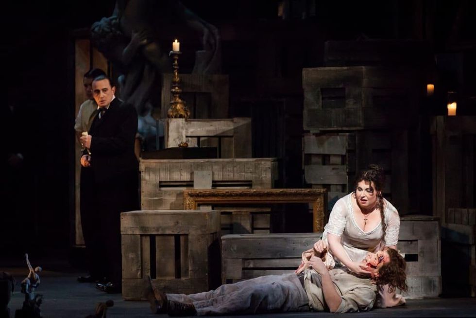 Houston Grand Opera production of Tosca, Liudmyla Monastyrska,