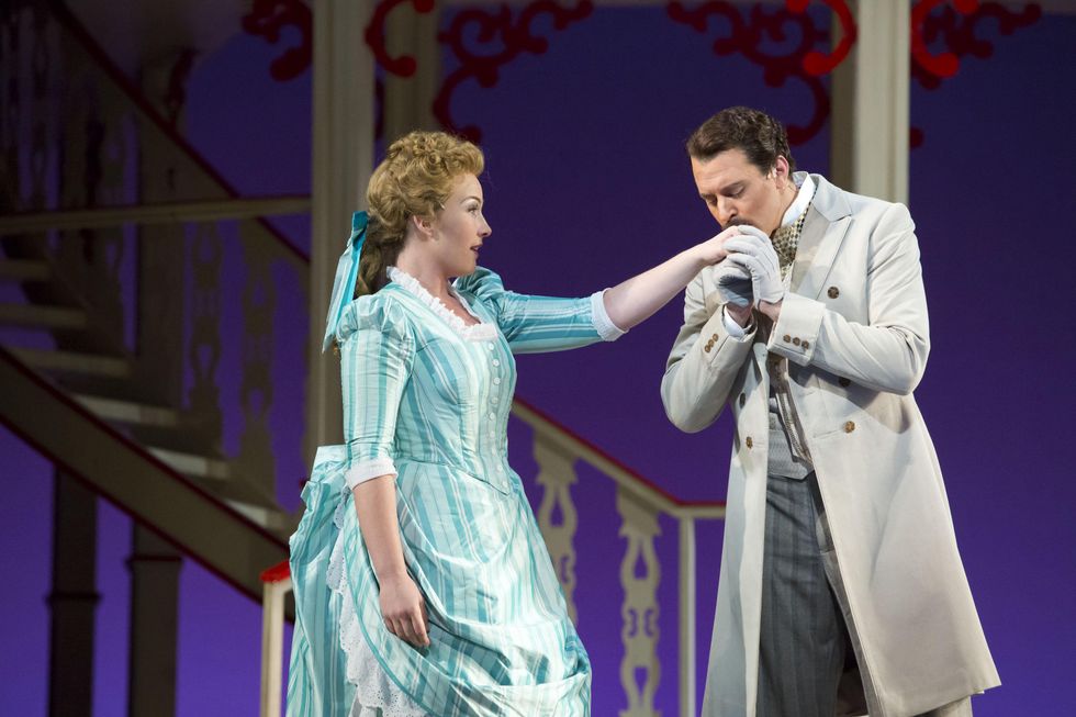 Houston Grand Opera, Showboat, January 2013, Magnolia (Sasha Cooke) and Gaylord (Joseph Kaiser)