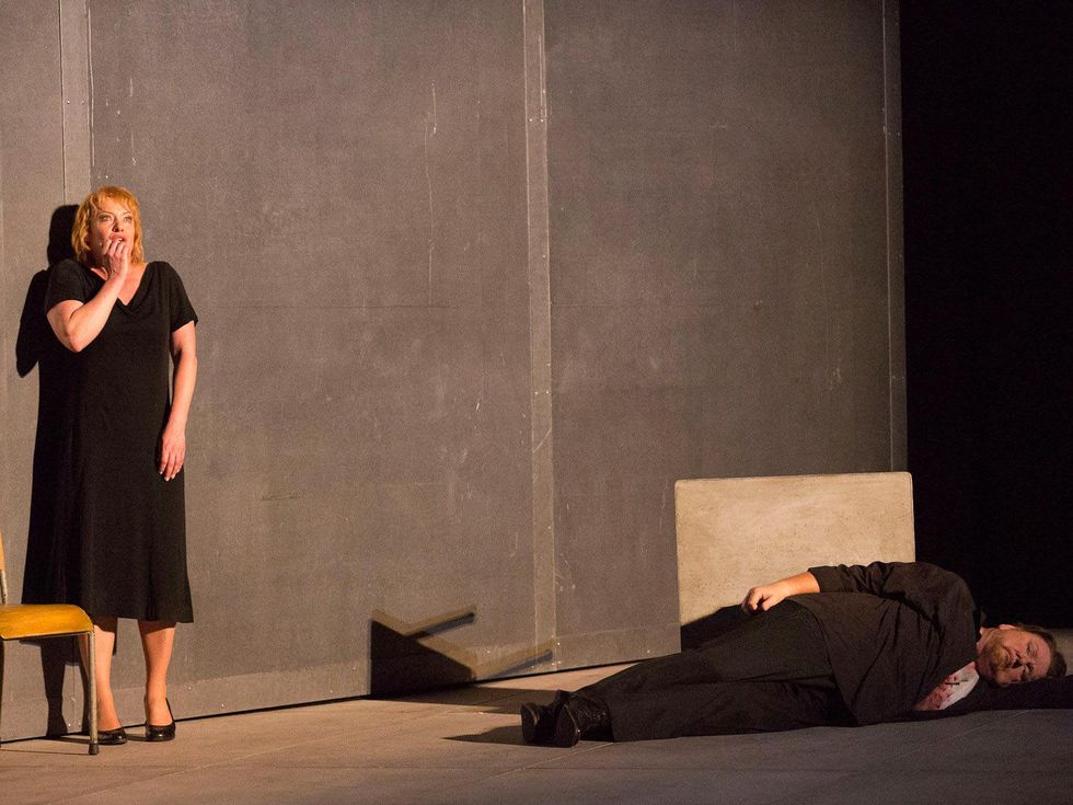 Houston Grand Opera Tristan and Isolde April 2013 Nina Stemme as Isolde and Ben Heppner as Tristan in Houston Grand Opera\u2019s Tristan and Isolde