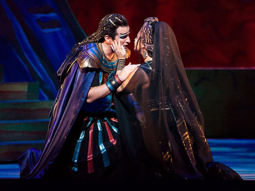 Houston Grand Opera Verdi's Aida with Riccardo Massi as Radames and Liudmyla Monastyrska as Aida