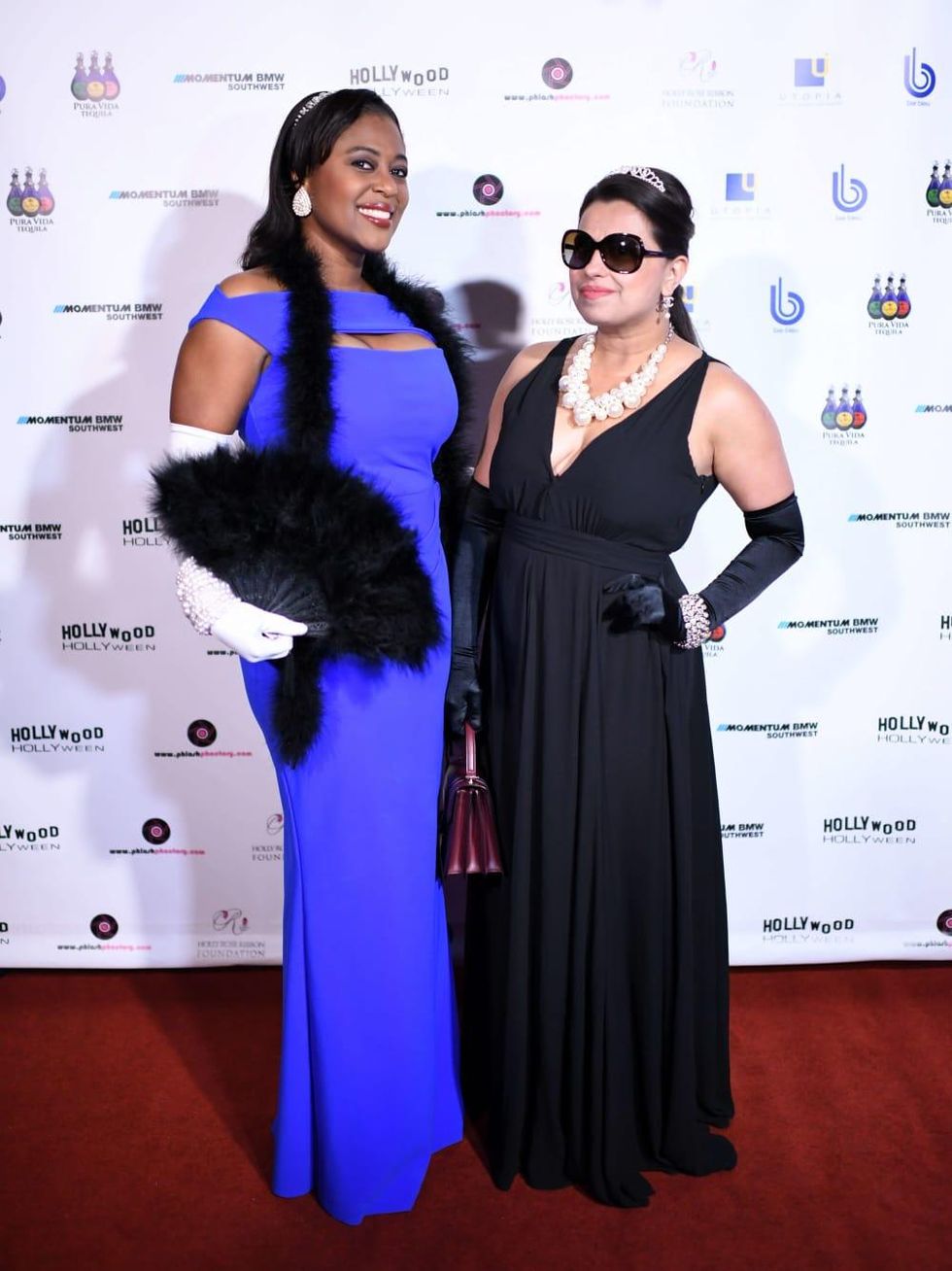 Houston, Hollywood Hollyween Party, Oct. 2016, Sharron Melton, Ruchi Mukerjee