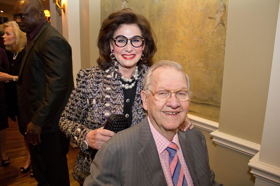 Houston Hospice dinner, November 2012, Elyse Lanier, Bob Lanier