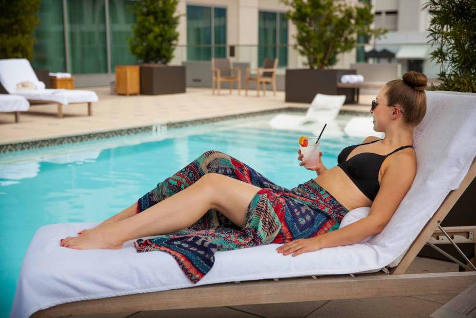 Houston hotel pools Hotel Alessandra