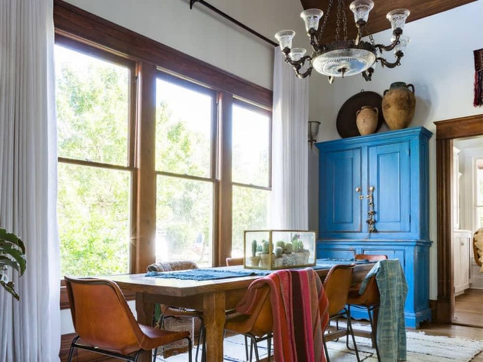 Houston, Houzz Bohemian-Chic Style Home for a New Family, June 2017, dining room
