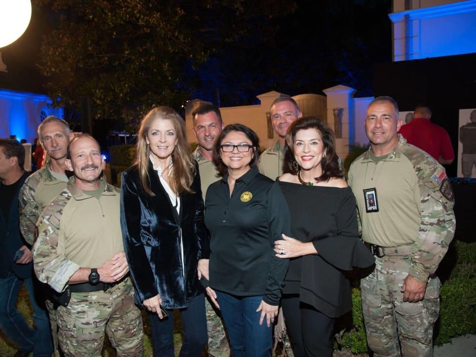 Houston, HPD True Blue Gala, Oct. 2016, Paige Fertitta, Interim Houston Police Chief Martha I. Montalvo, Dancie Ware