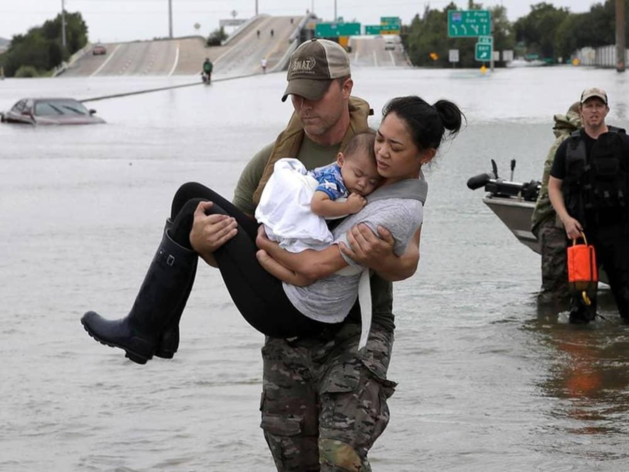 Houston, Hurricane Harvey, first responders, August 2017, Houston SWAT Daryl Hudeck