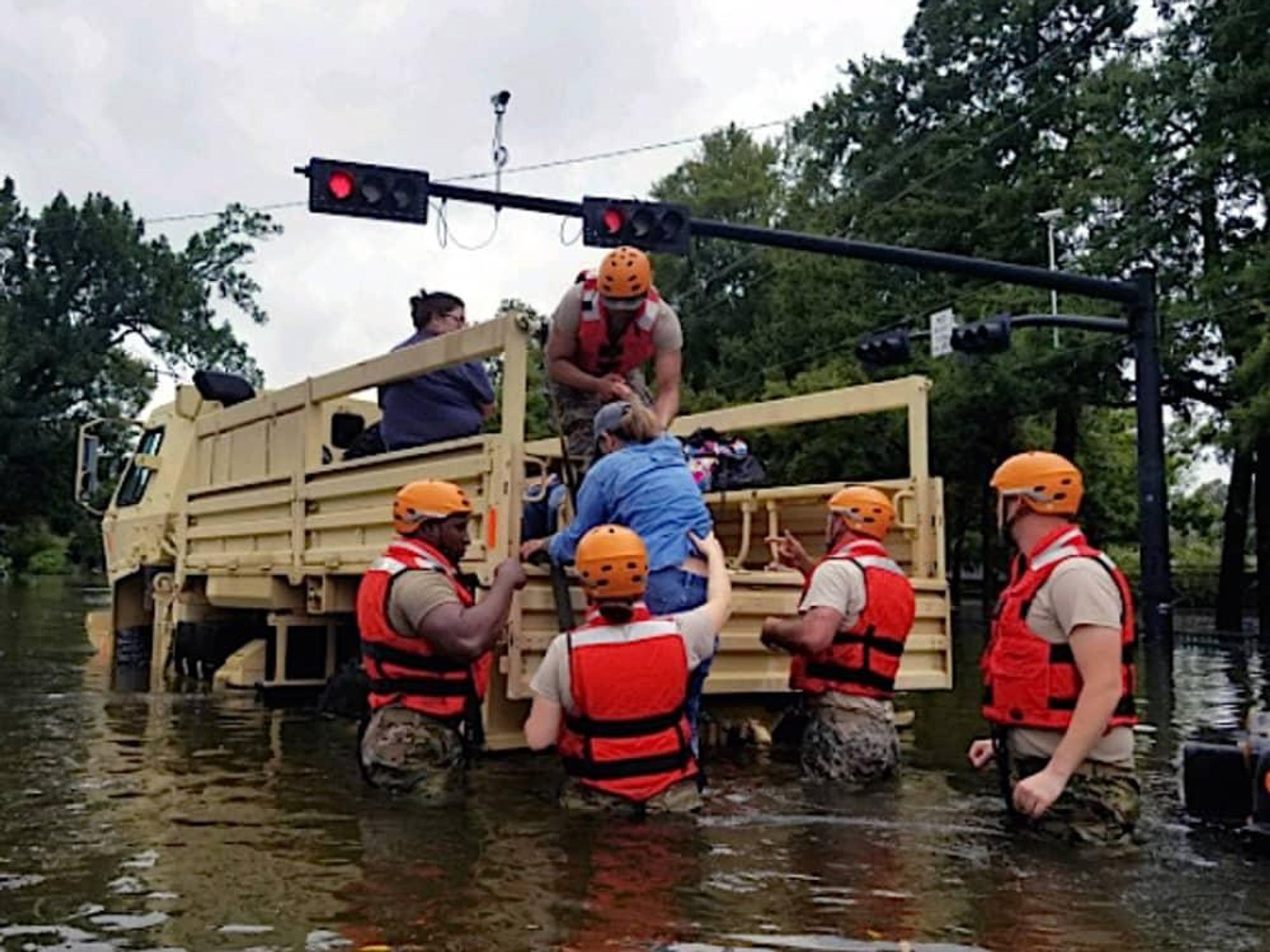 Houston, Hurricane Harvey, flood photos, rescue crew