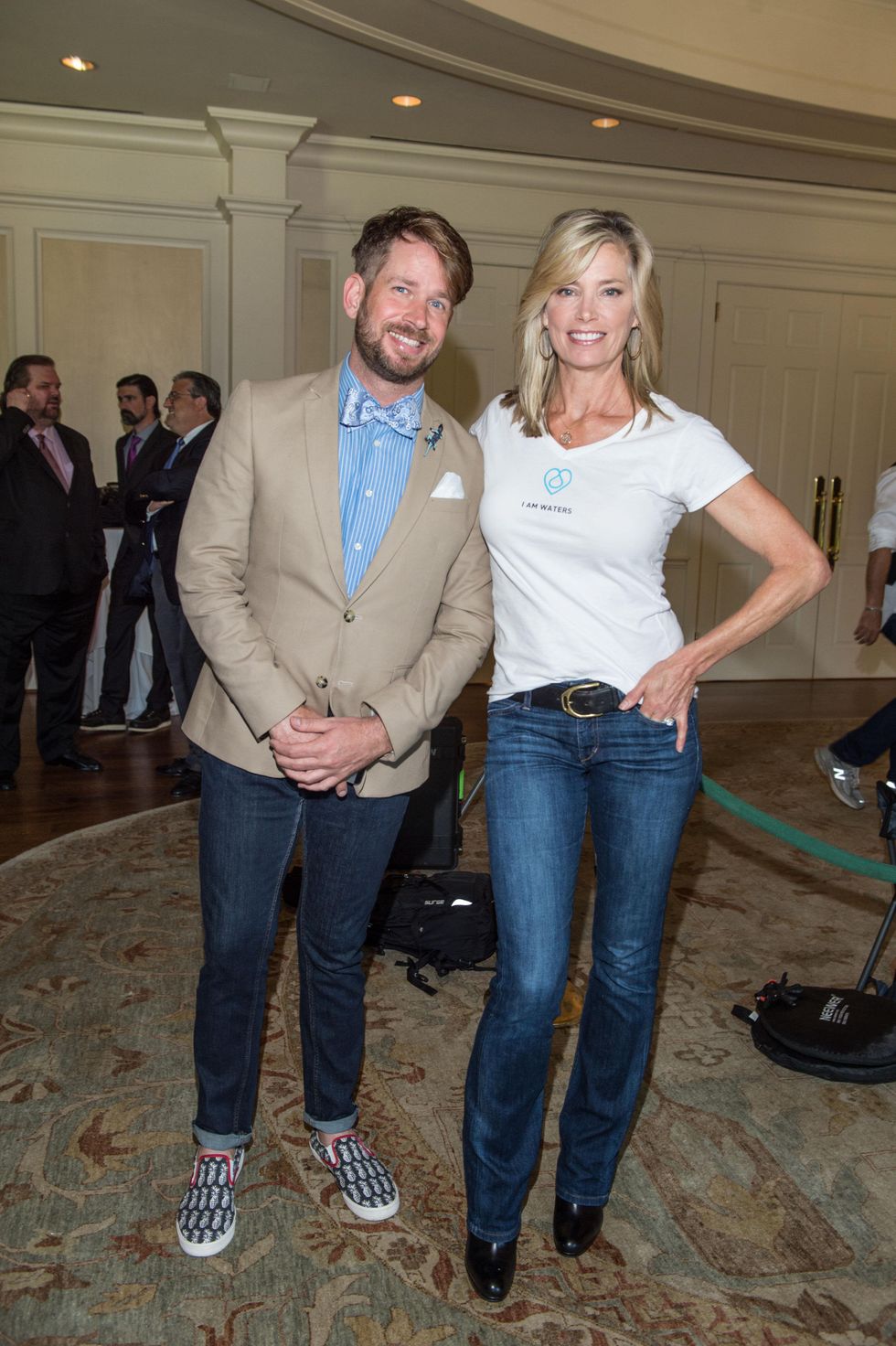 Houston, I Am Waters Luncheon_May 2015, Jeff Shell, Kelly Emberg