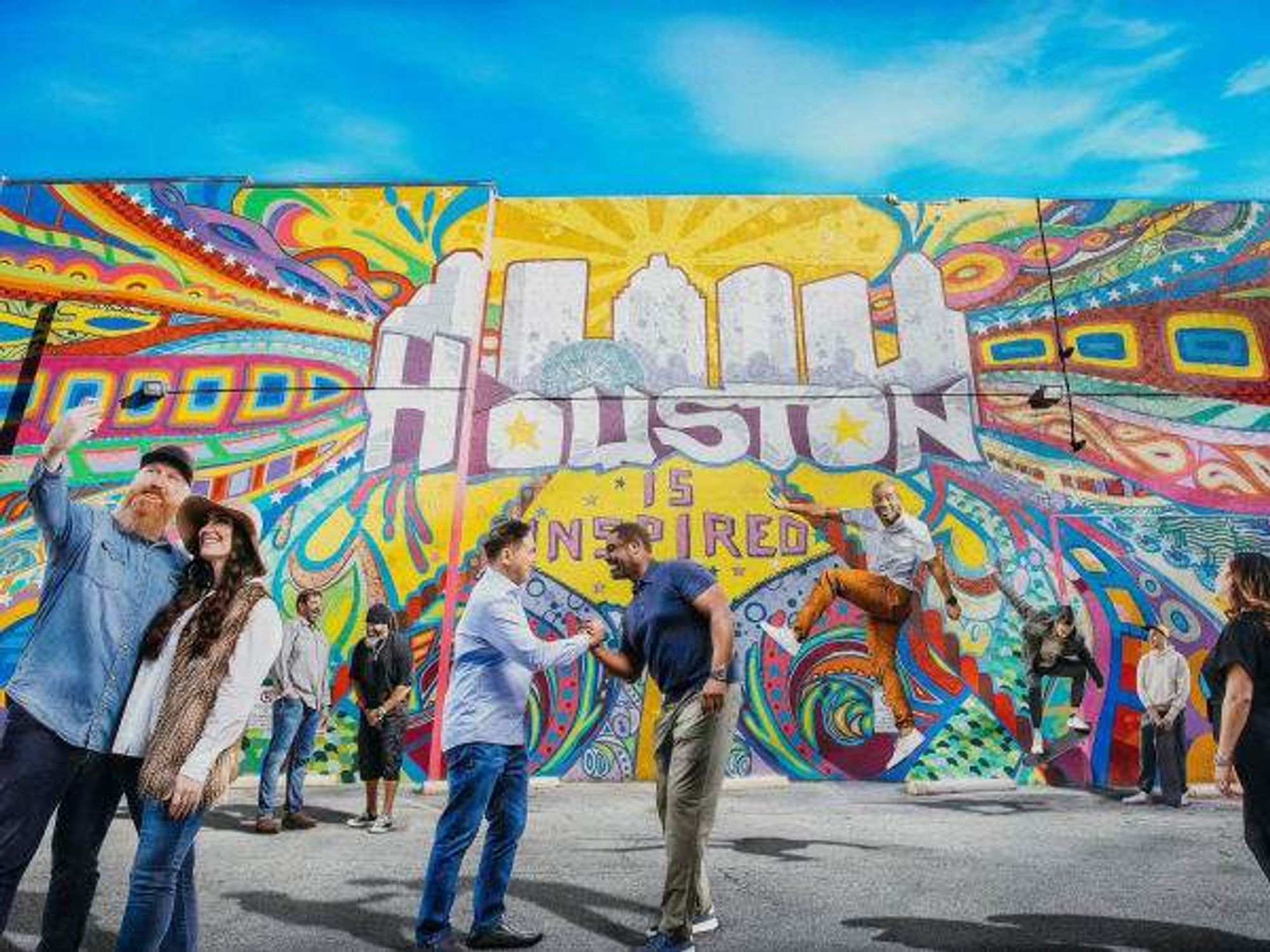 Houston is inspired mural