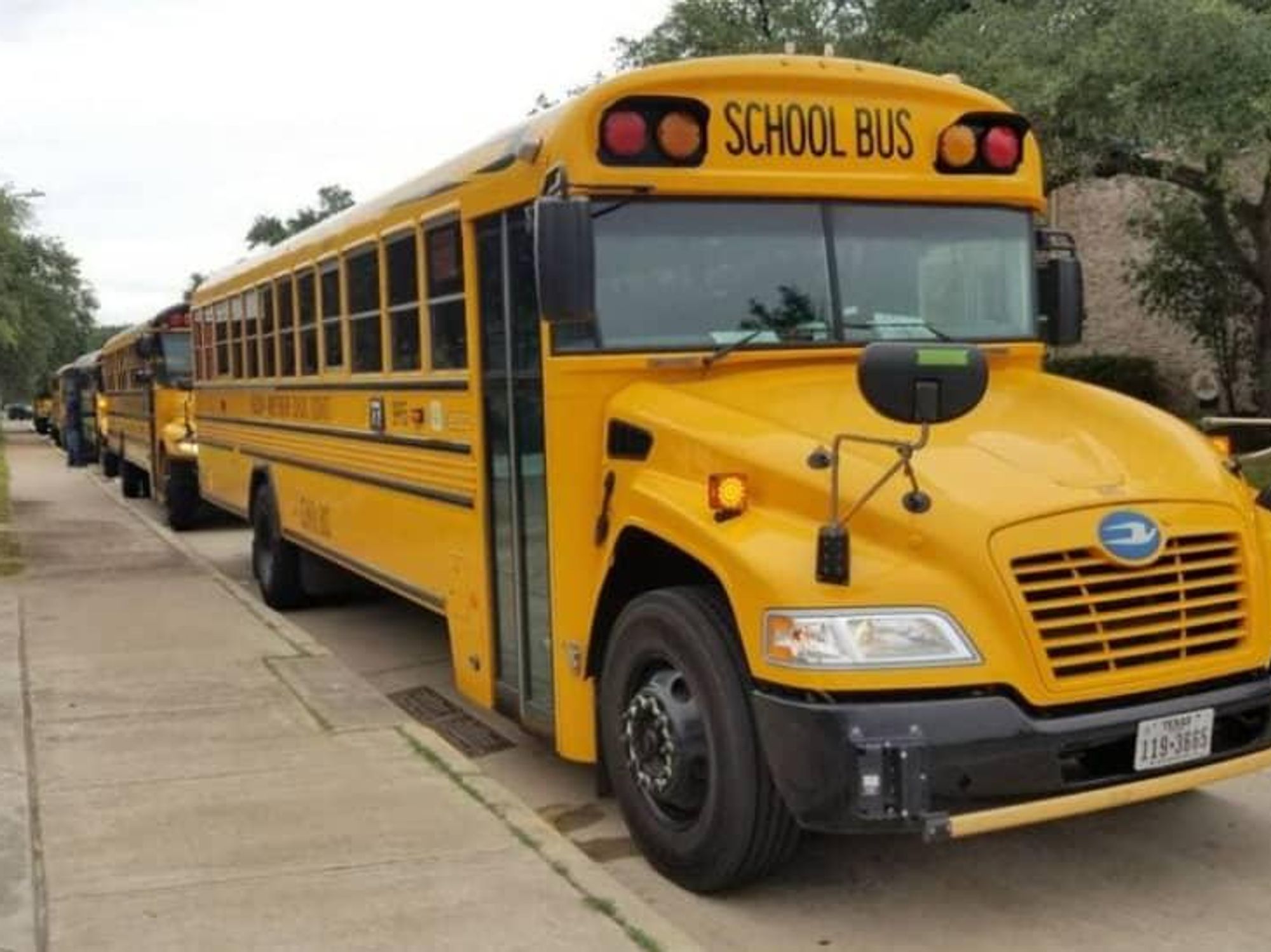 Houston ISD school bus