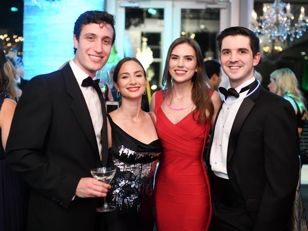 Houston, Jungle Book Gala, Sept. 2017, Danny Brennan, Katherine Morille, Christine Hill, Trevor Garfield