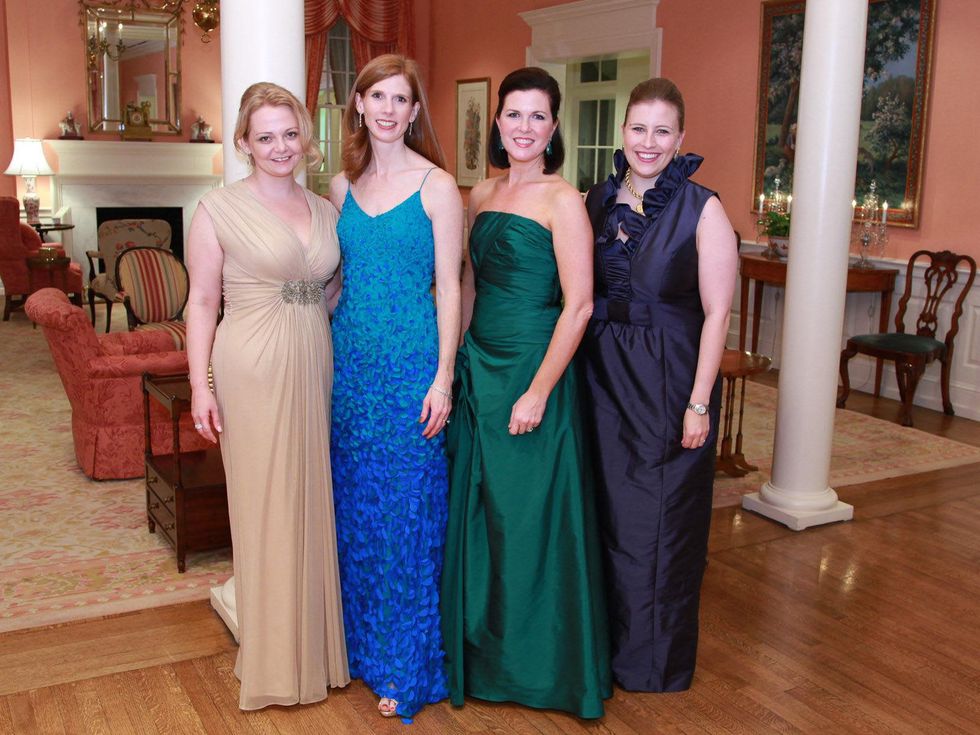 Houston Junior League Charity Ball, February 2013, Catherine McCoin, Liz Love, Keri Herrin, Katie Mears