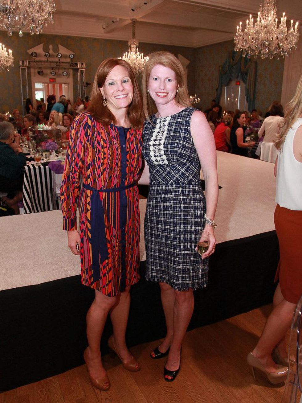 Houston Junior League fall luncheon September 2013 Maidie Ryan, Jacquelyn Cox