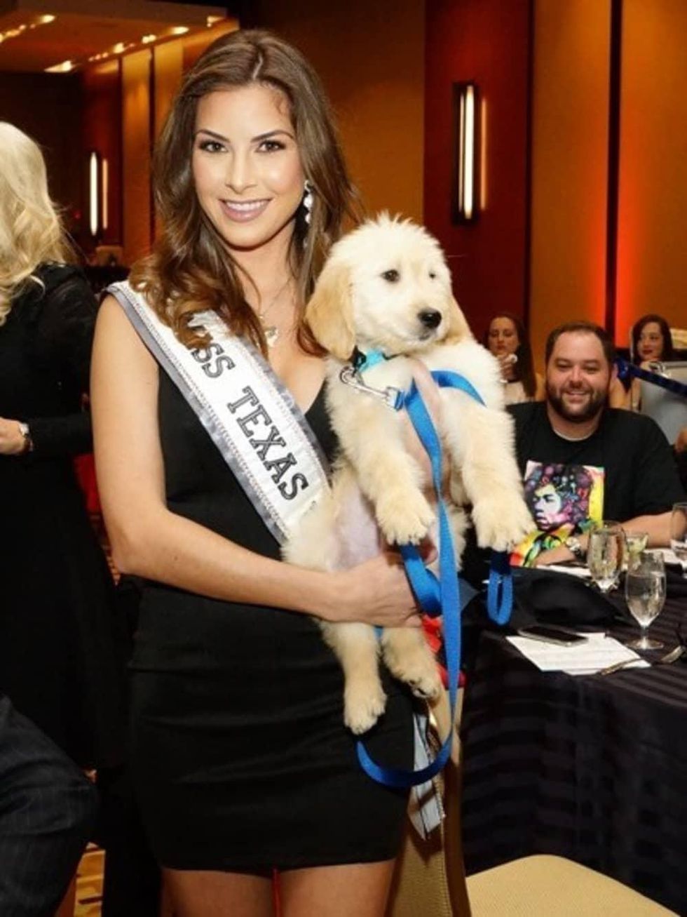 Houston, K9s4COPs Unleashed, Oct. 2016, Miss Texas Nancy Gonzalez