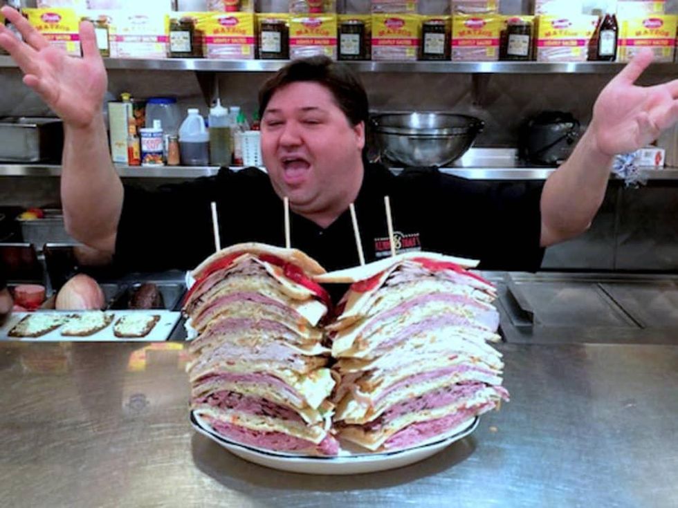 Houston, Kenny & Ziggy's, December 2015, Zellagabetsky sandwich