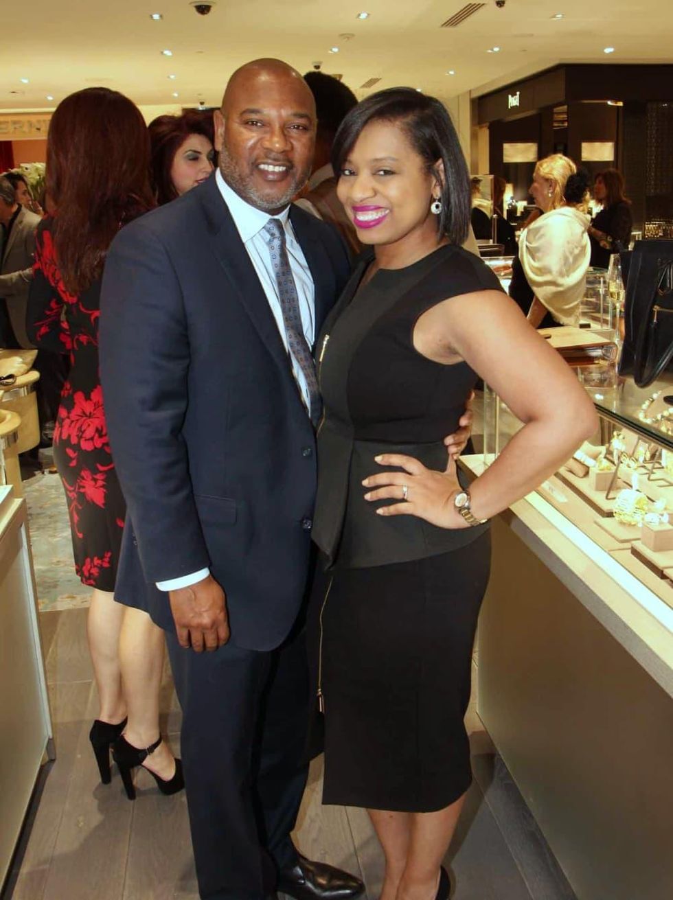 Houston, Kickoff for ESCAPE's Celebrity Serve Benefit, March 2017, Keith McWilliams, Shawntell McWilliams