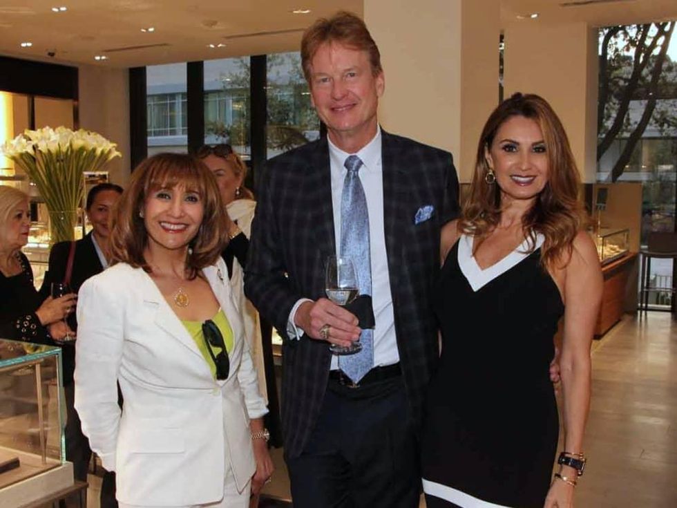 Houston, Kickoff for ESCAPE's Celebrity Serve Benefit, March 2017, Ora Levowitz, Jess Fields, Varda Fields