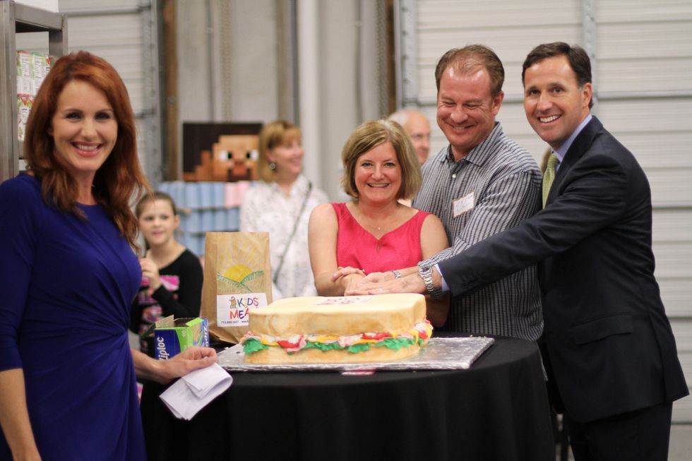 Houston, Kids Meals New Faciity Celebration, May 2015, Sally MacDonald, Cristina Vetrano, J.R. Irvin, Kyle Schuenemann