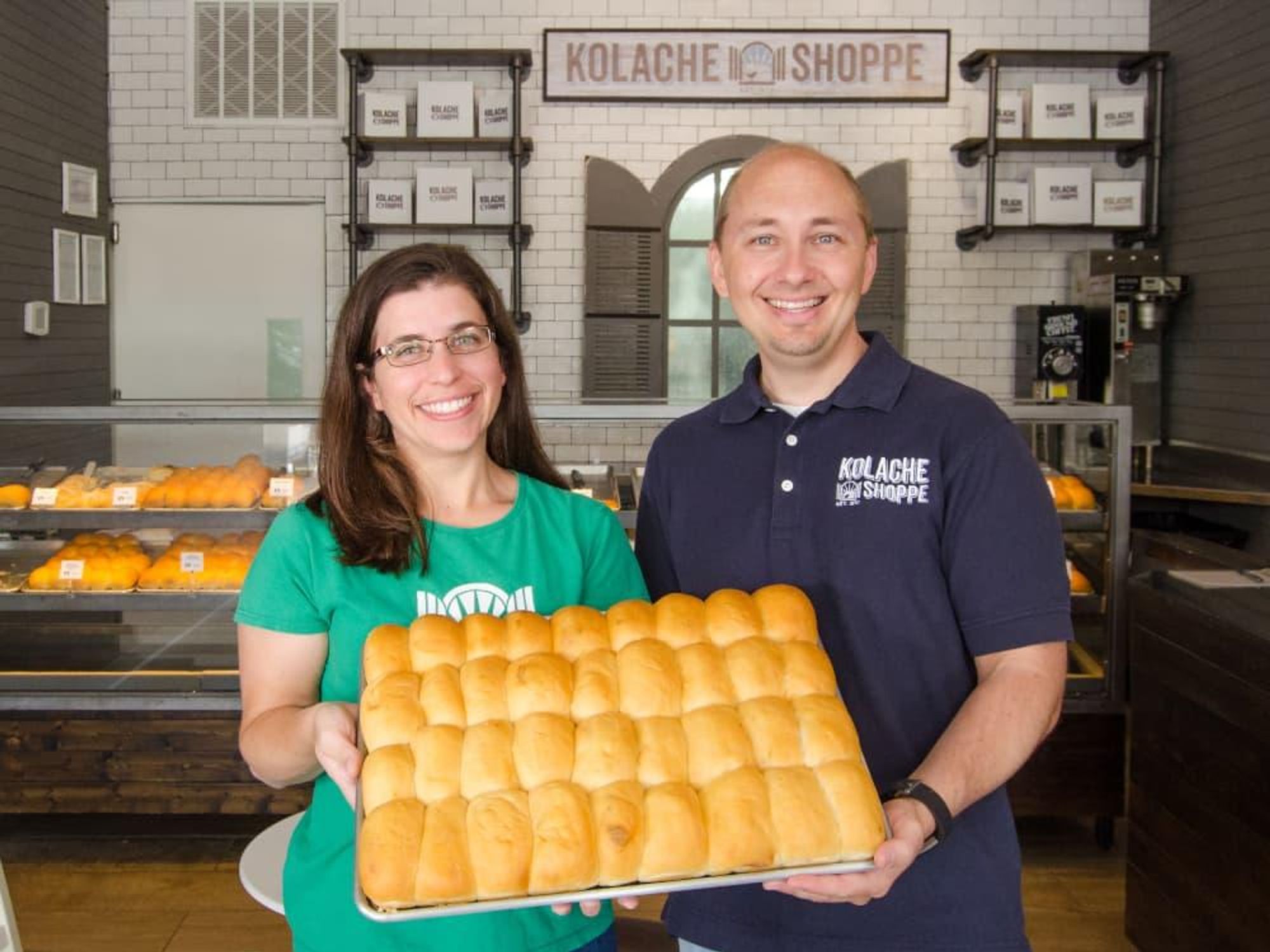 Houston, Kolache Shoppe The Heights, June 2017, owners Randy and Lucy Hines