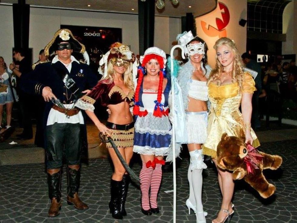 Houston, La Griglia, October 2015, Halloween party and costumes