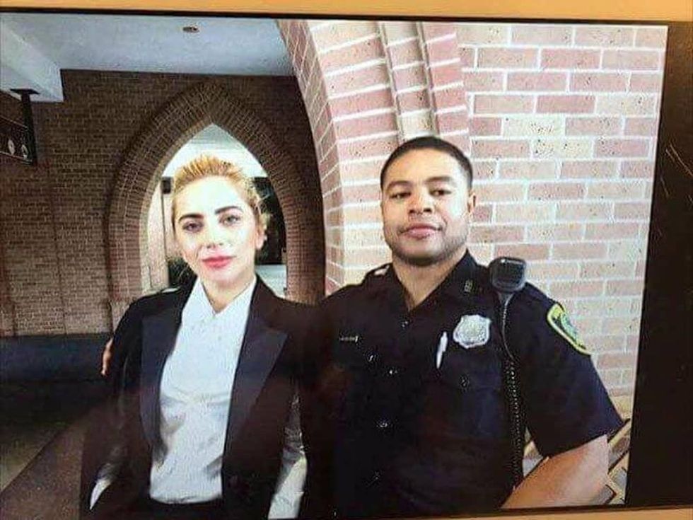 Houston, Lady Gaga's Super Sunday, Super Bowl LI, Feb 2017, Lady Gaga at St. Martins Episcopal Church Houston