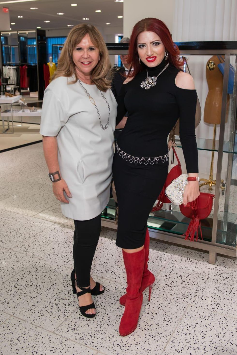 Houston, Latin Women's Initiative Fashion Show and Luncheon, feb 2017, Cyndy Garza Roberts, Yasmine Haddad