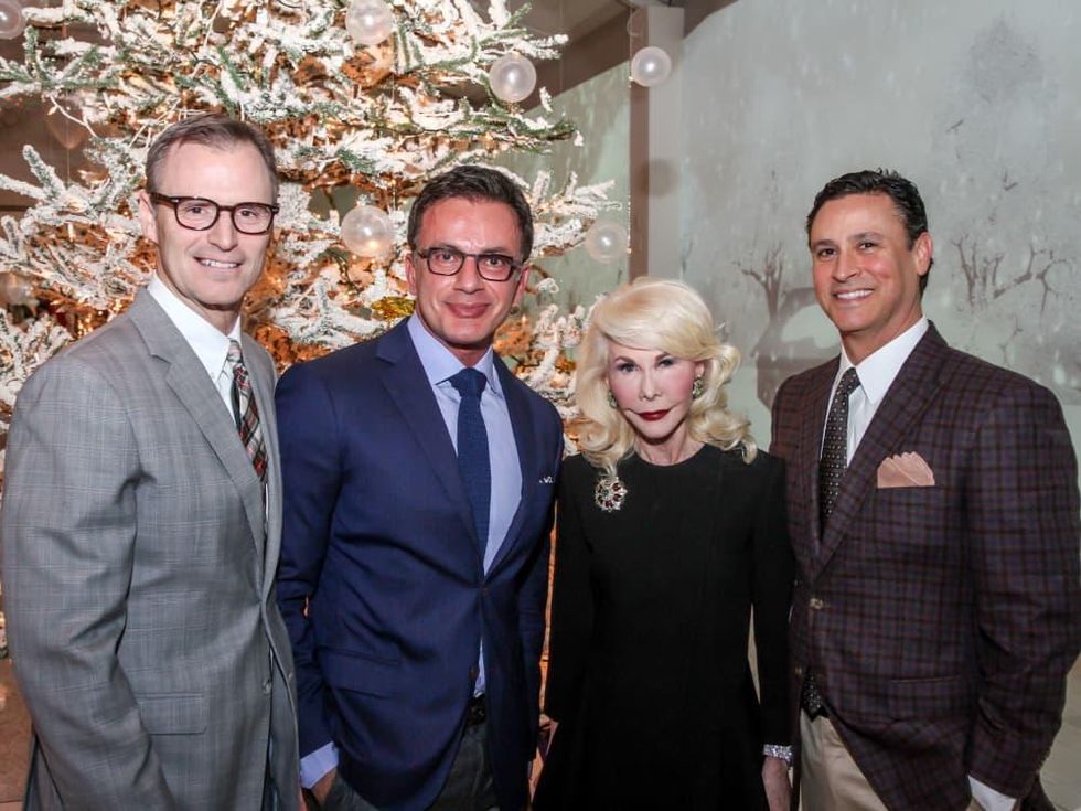 Houston, Legacy Services Holiday Schmooze, Dec 2016, Steve Summers, Monsour Taghdisi, Diane Lokey Farb, Glenn Gonzalez