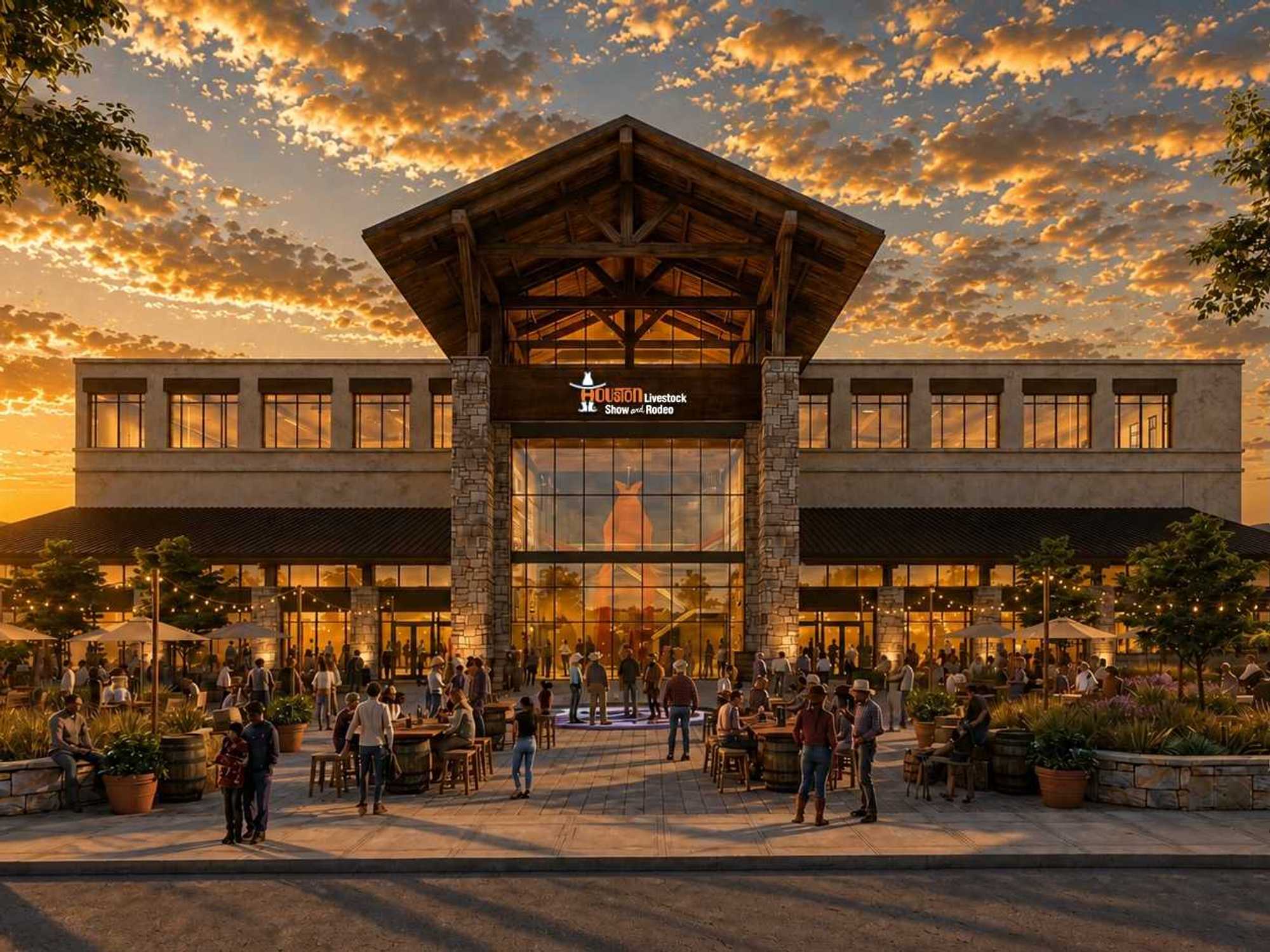 Houston Livestock Show and Rodeo livestock complex rendering