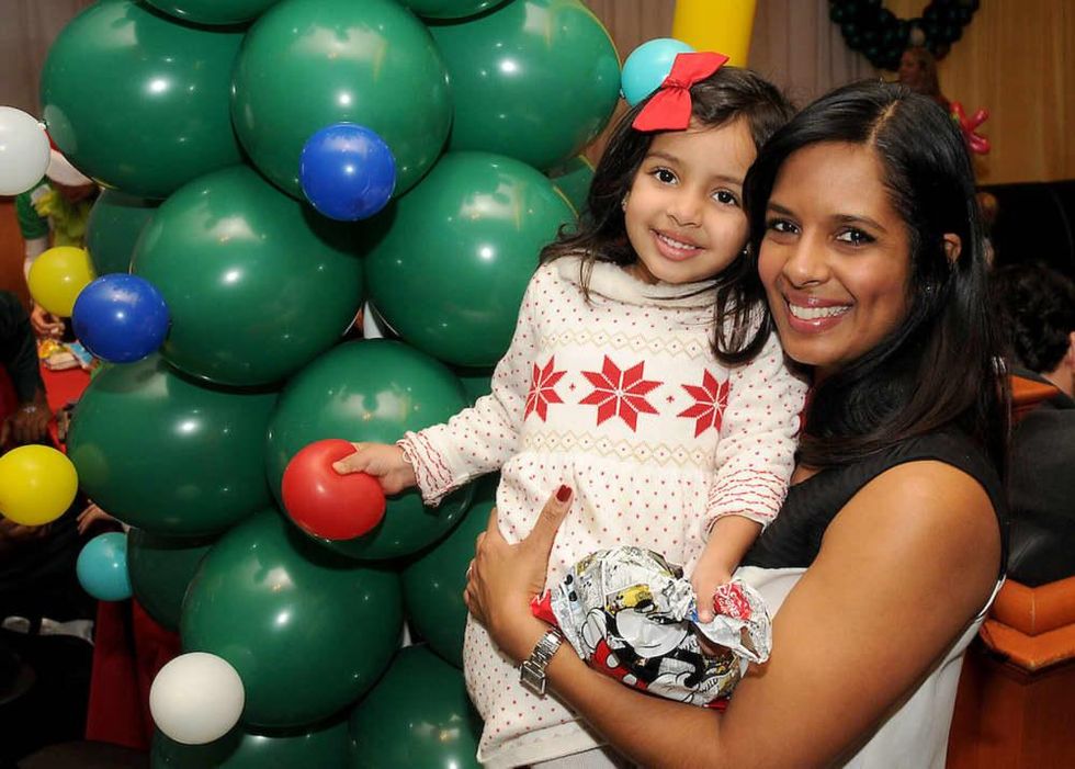 Houston, M.D. Anderson Breakfast with Santa, Dec 2016, Kusum Patel, Krishna Patel