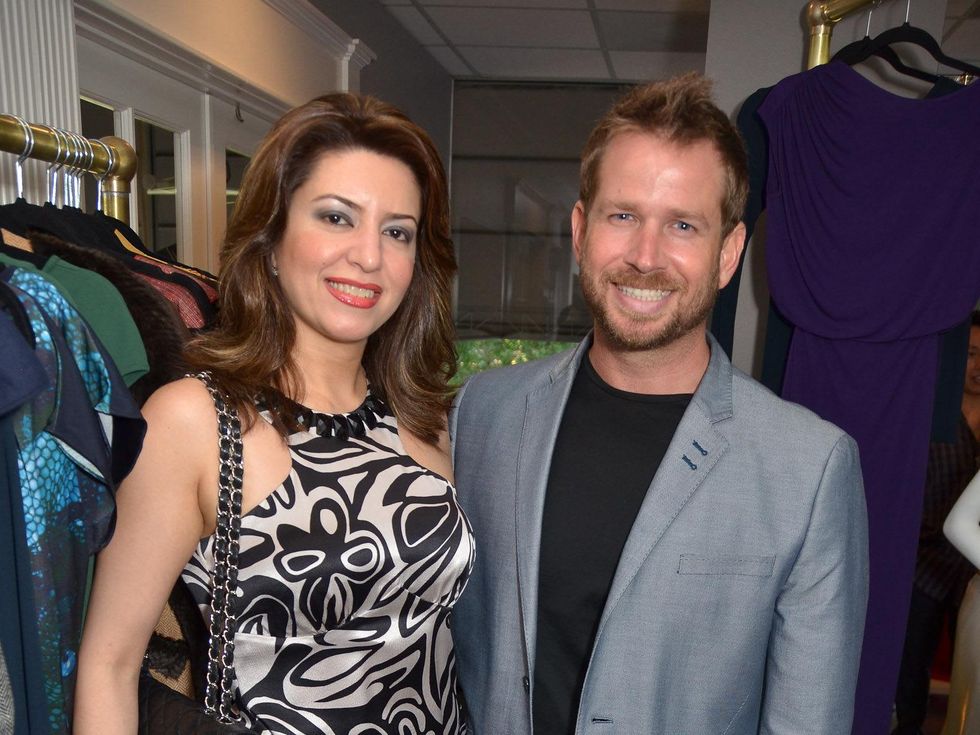 Houston Made event May 2013 Parissa Mohajer, Jeff Shell