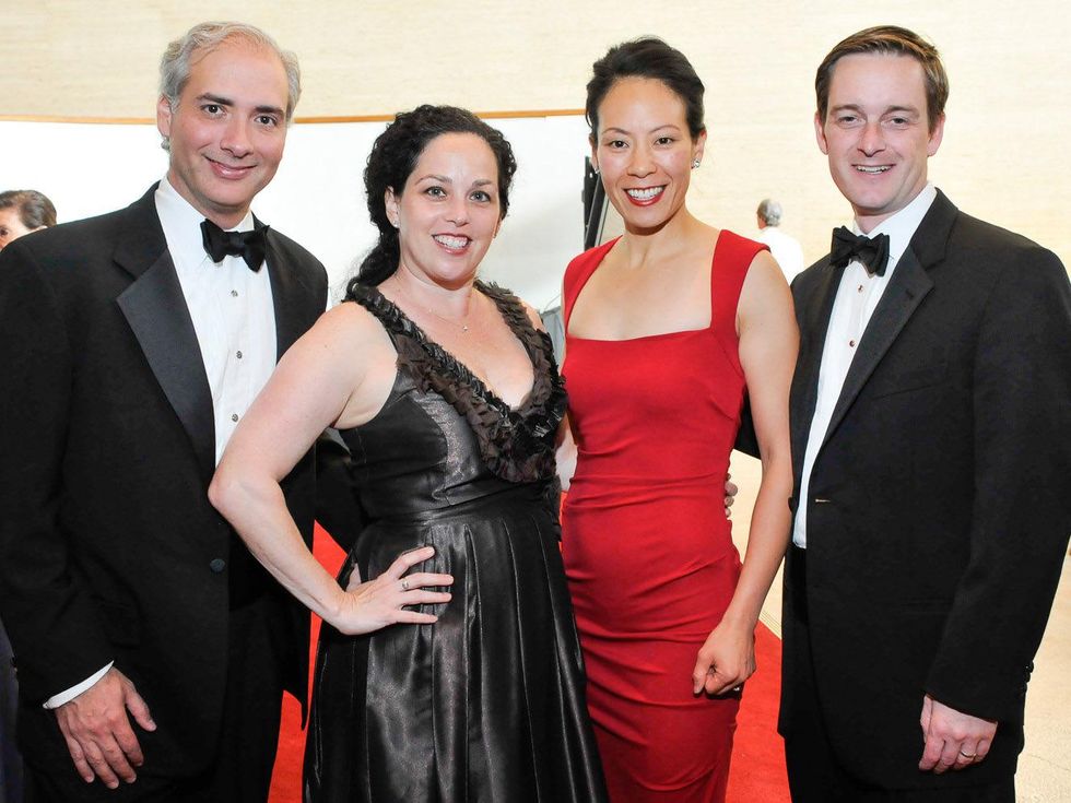 Houston Maestro's Dinner May 2013 David Denechaud and Viviana Denechaud, Ting Bresnahan and John Bresnahan