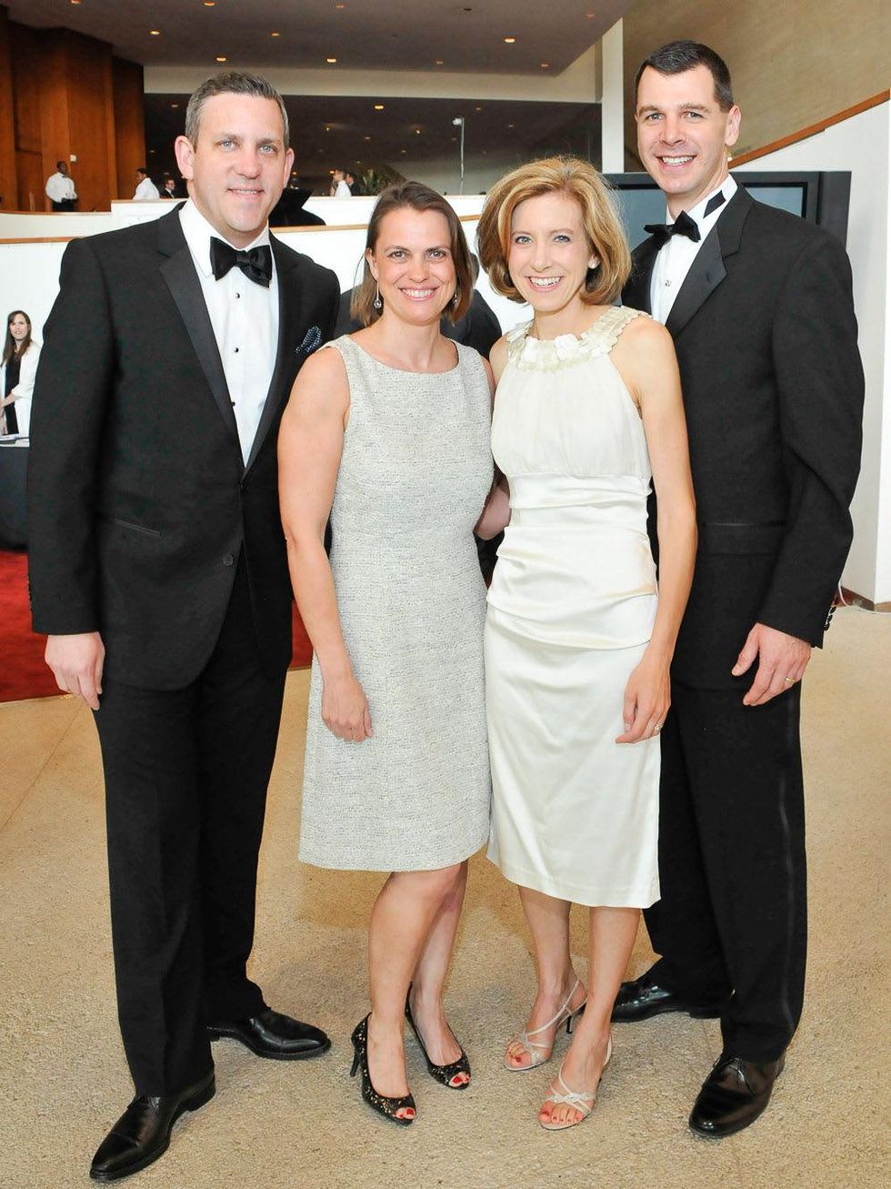 Houston Maestro's Dinner May 2013 Matthew VanBesien, Rosie Jowitt, Christina Hanson and Mark Hanson