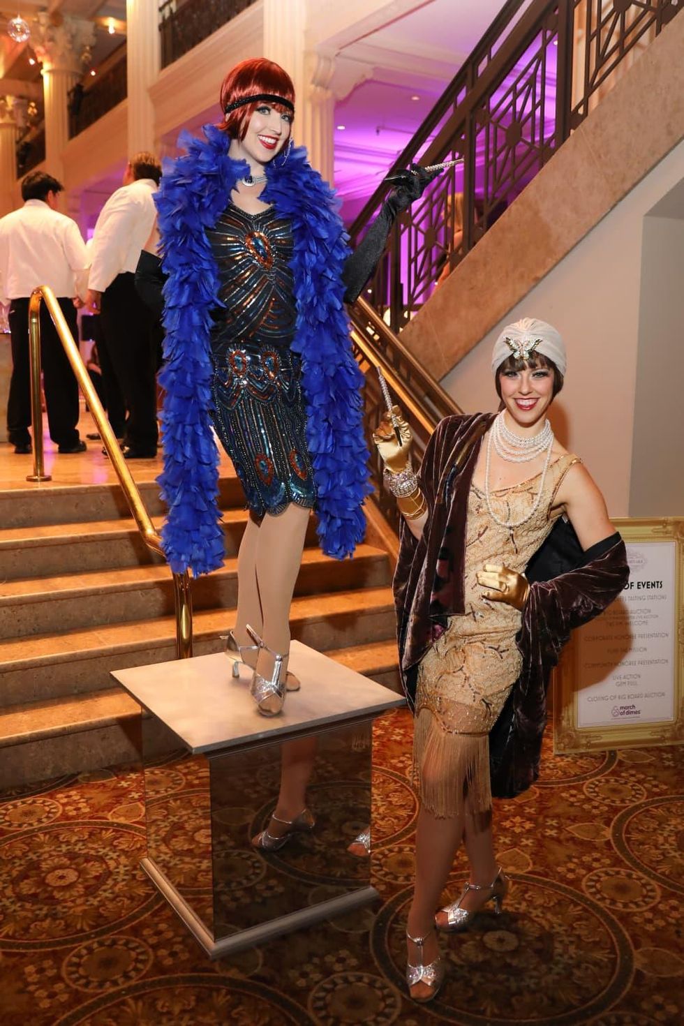 Houston, March of Dimes Signature Chefs, November 2017, flappers