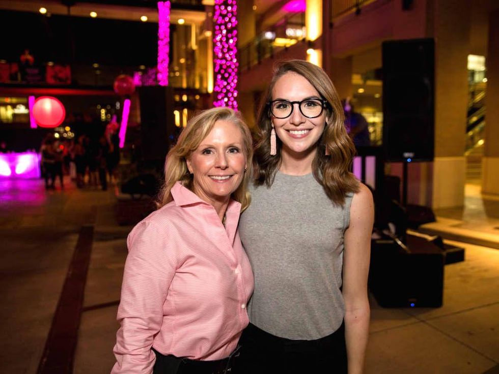 Houston, Marcy, West Ave Pink Party, October 2017, Audrey Gow, Lauren Gow