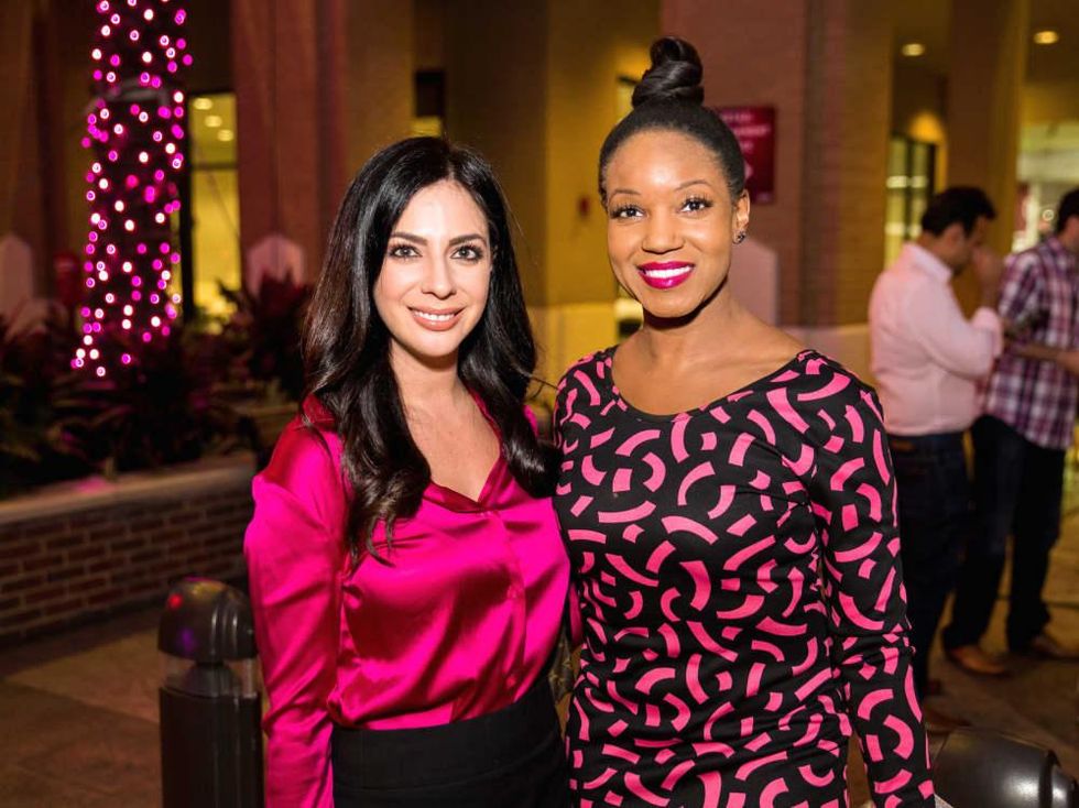 Houston, Marcy, West Ave Pink Party, October 2017, Corinne Cameron, Tiffany Johnson