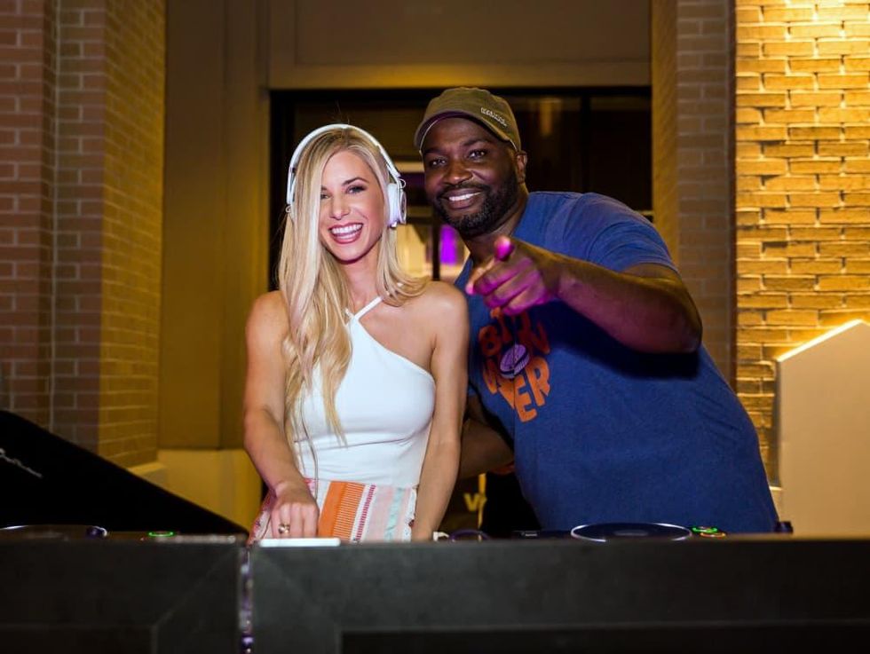 Houston, Marcy, West Ave Pink Party, October 2017, Whitney Hargrove, DJ Senega