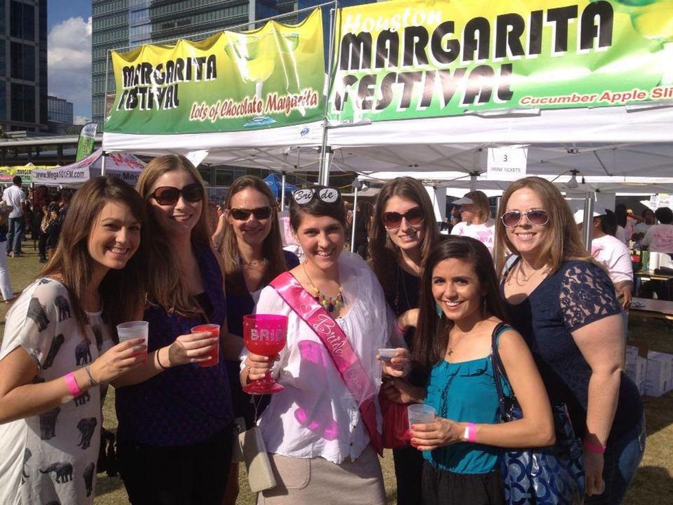 Houston Margarita Fest group of girls October 2013