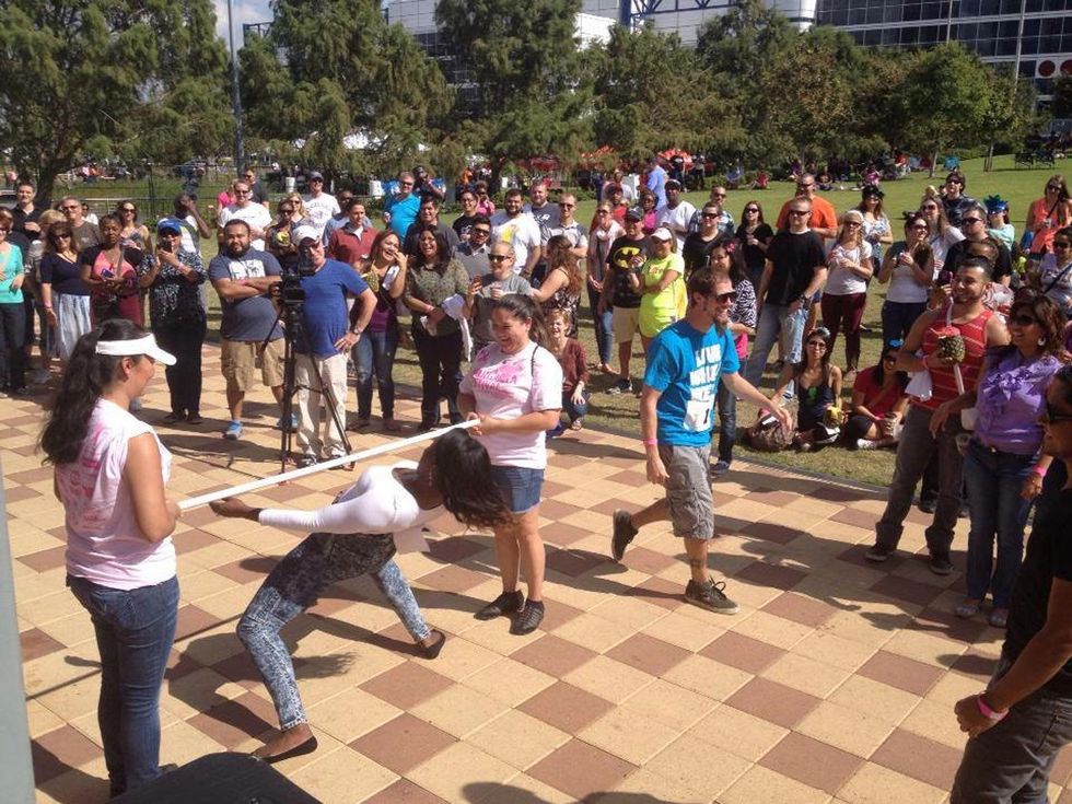 Houston Margarita Fest October 2013 limbo contest
