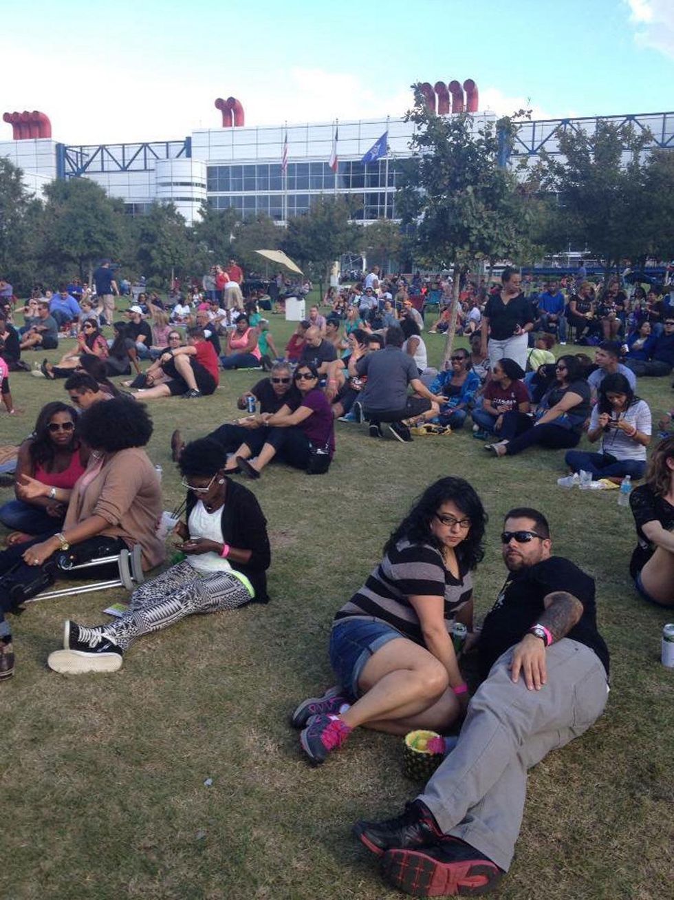 Houston Margarita Fest October crowd and George R. Brown Convention Center