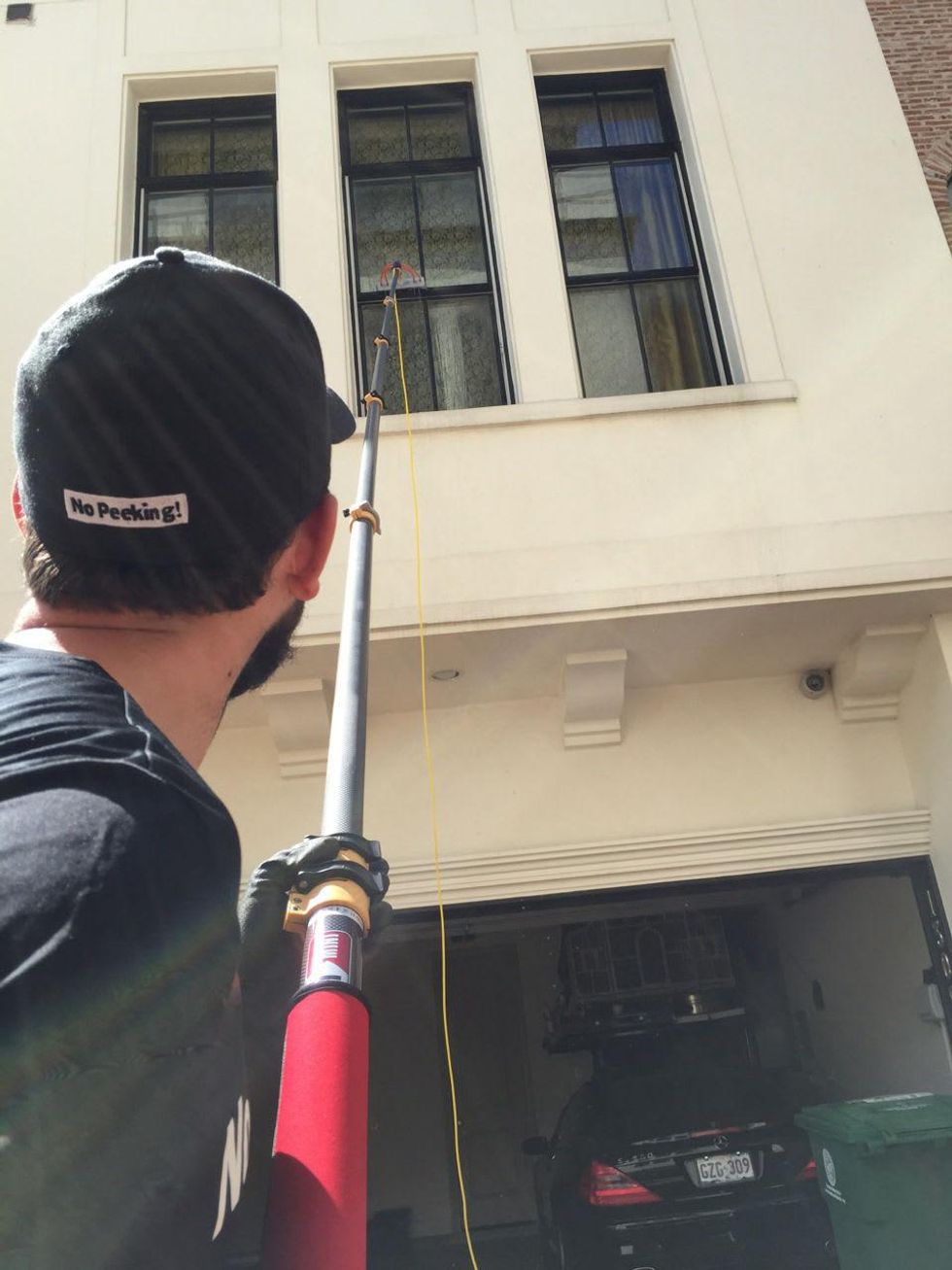 Houston, Men In Kilts, May 2015, window washing