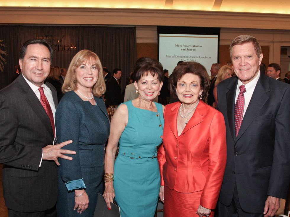 Houston Men of Distinction May 2013 Denis Debakey, Lavonne Cox, Danielle Ellis, Barbara Jordan and Don Jordan