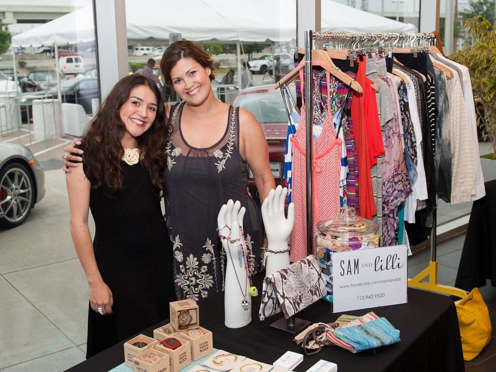 Houston Men with Momentum May 2013 Cara Carbajel, Kahia Perry